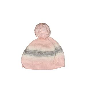Janie and Jack Beanie Hat Pink Size 0-3 Months